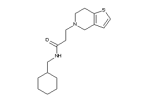 N-(cyclohexylmethyl)-3-(6,7-dihydro-4H-thieno[3,2-c]pyridin-5-yl)propionamide