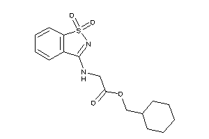 2-[(1,1-diketo-1,2-benzothiazol-3-yl)amino]acetic Acid Cyclohexylmethyl Ester
