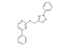 4-phenyl-2-[(2-phenyltriazol-4-yl)methylthio]pyrimidine