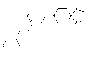 N-(cyclohexylmethyl)-3-(1,4-dioxa-8-azaspiro[4.5]decan-8-yl)propionamide