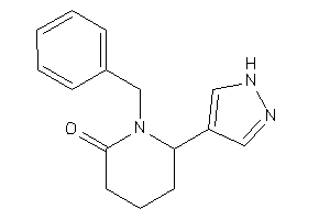 1-benzyl-6-(1H-pyrazol-4-yl)-2-piperidone