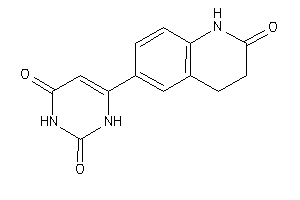 6-(2-keto-3,4-dihydro-1H-quinolin-6-yl)uracil