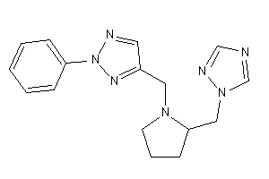 2-phenyl-4-[[2-(1,2,4-triazol-1-ylmethyl)pyrrolidino]methyl]triazole