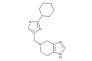 2-cyclohexyl-4-(1,4,6,7-tetrahydroimidazo[4,5-c]pyridin-5-ylmethyl)thiazole