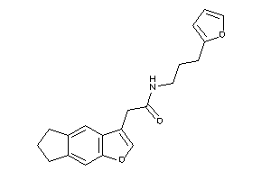 2-(6,7-dihydro-5H-cyclopenta[f]benzofuran-3-yl)-N-[3-(2-furyl)propyl]acetamide