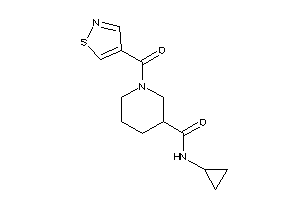 N-cyclopropyl-1-(isothiazole-4-carbonyl)nipecotamide