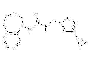 1-[(3-cyclopropyl-1,2,4-oxadiazol-5-yl)methyl]-3-(6,7,8,9-tetrahydro-5H-benzocyclohepten-9-yl)urea