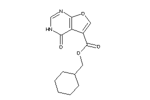 4-keto-3H-furo[2,3-d]pyrimidine-5-carboxylic Acid Cyclohexylmethyl Ester