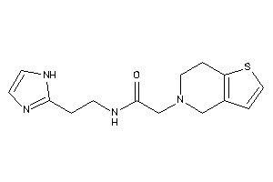 2-(6,7-dihydro-4H-thieno[3,2-c]pyridin-5-yl)-N-[2-(1H-imidazol-2-yl)ethyl]acetamide