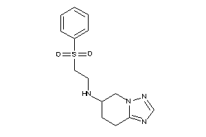 2-besylethyl(5,6,7,8-tetrahydro-[1,2,4]triazolo[1,5-a]pyridin-6-yl)amine