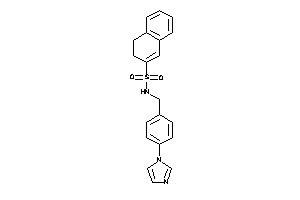 N-(4-imidazol-1-ylbenzyl)-3,4-dihydronaphthalene-2-sulfonamide