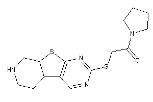 1-pyrrolidino-2-(BLAHylthio)ethanone