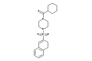 Cyclohexyl-[4-(3,4-dihydronaphthalen-2-ylsulfonyl)piperazino]methanone