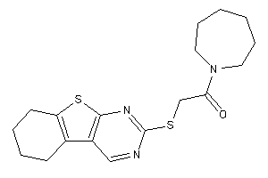 1-(azepan-1-yl)-2-(5,6,7,8-tetrahydrobenzothiopheno[2,3-d]pyrimidin-2-ylthio)ethanone