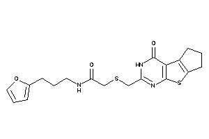 N-[3-(2-furyl)propyl]-2-[(ketoBLAHyl)methylthio]acetamide