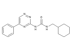 1-(cyclohexylmethyl)-3-(5-phenyl-1,2,4-triazin-3-yl)urea