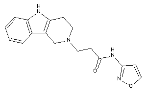 N-isoxazol-3-yl-3-(1,3,4,5-tetrahydropyrido[4,3-b]indol-2-yl)propionamide