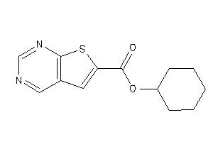 Thieno[2,3-d]pyrimidine-6-carboxylic Acid Cyclohexyl Ester