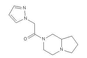1-(3,4,6,7,8,8a-hexahydro-1H-pyrrolo[1,2-a]pyrazin-2-yl)-2-pyrazol-1-yl-ethanone
