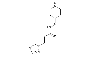 N-(4-piperidylideneamino)-3-(1,2,4-triazol-1-yl)propionamide