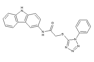 N-(9H-carbazol-3-yl)-2-[(1-phenyltetrazol-5-yl)thio]acetamide