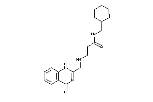 Image of N-(cyclohexylmethyl)-3-[(4-keto-1H-quinazolin-2-yl)methylamino]propionamide