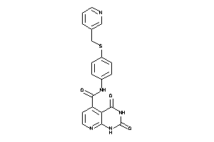 2,4-diketo-N-[4-(3-pyridylmethylthio)phenyl]-1H-pyrido[2,3-d]pyrimidine-5-carboxamide