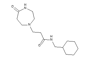 N-(cyclohexylmethyl)-3-(5-keto-1,4-diazepan-1-yl)propionamide