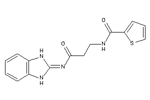 N-[3-(1,3-dihydrobenzimidazol-2-ylideneamino)-3-keto-propyl]thiophene-2-carboxamide