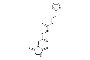 1-[[2-(2,5-diketoimidazolidin-1-yl)acetyl]amino]-3-[2-(2-thienyl)ethyl]thiourea