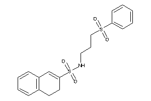 N-(3-besylpropyl)-3,4-dihydronaphthalene-2-sulfonamide