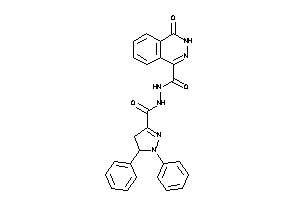 N'-(1,5-diphenyl-2-pyrazoline-3-carbonyl)-4-keto-3H-phthalazine-1-carbohydrazide