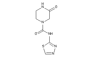 Image of 3-keto-N-(1,3,4-thiadiazol-2-yl)piperazine-1-carboxamide