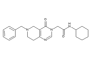 2-(6-benzyl-4-keto-7,8-dihydro-5H-pyrido[4,3-d]pyrimidin-3-yl)-N-cyclohexyl-acetamide