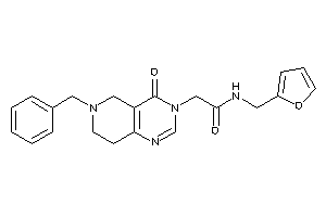 2-(6-benzyl-4-keto-7,8-dihydro-5H-pyrido[4,3-d]pyrimidin-3-yl)-N-(2-furfuryl)acetamide