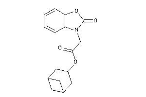 2-(2-keto-1,3-benzoxazol-3-yl)acetic Acid Norpinan-3-yl Ester