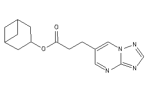 3-([1,2,4]triazolo[1,5-a]pyrimidin-6-yl)propionic Acid Norpinan-3-yl Ester