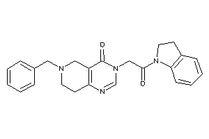 6-benzyl-3-(2-indolin-1-yl-2-keto-ethyl)-7,8-dihydro-5H-pyrido[4,3-d]pyrimidin-4-one