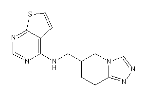 5,6,7,8-tetrahydro-[1,2,4]triazolo[4,3-a]pyridin-6-ylmethyl(thieno[2,3-d]pyrimidin-4-yl)amine