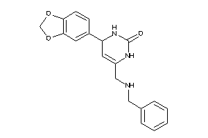 Image of 4-(1,3-benzodioxol-5-yl)-6-[(benzylamino)methyl]-3,4-dihydro-1H-pyrimidin-2-one