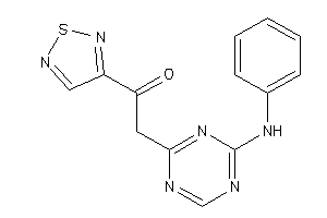 2-(4-anilino-s-triazin-2-yl)-1-(1,2,5-thiadiazol-3-yl)ethanone