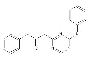 1-(4-anilino-s-triazin-2-yl)-3-phenyl-acetone