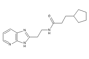 3-cyclopentyl-N-[2-(3H-imidazo[4,5-b]pyridin-2-yl)ethyl]propionamide