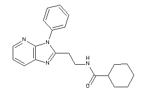 N-[2-(3-phenylimidazo[4,5-b]pyridin-2-yl)ethyl]cyclohexanecarboxamide