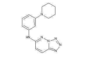 (3-piperidinophenyl)-(tetrazolo[5,1-f]pyridazin-6-yl)amine