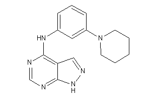 (3-piperidinophenyl)-(1H-pyrazolo[3,4-d]pyrimidin-4-yl)amine