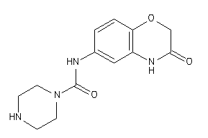 N-(3-keto-4H-1,4-benzoxazin-6-yl)piperazine-1-carboxamide