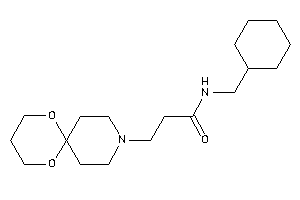 N-(cyclohexylmethyl)-3-(7,11-dioxa-3-azaspiro[5.5]undecan-3-yl)propionamide