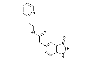 2-(3-keto-1,2-dihydropyrazolo[3,4-b]pyridin-5-yl)-N-[2-(2-pyridyl)ethyl]acetamide