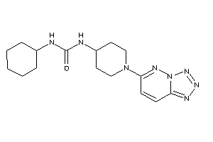 1-cyclohexyl-3-[1-(tetrazolo[5,1-f]pyridazin-6-yl)-4-piperidyl]urea